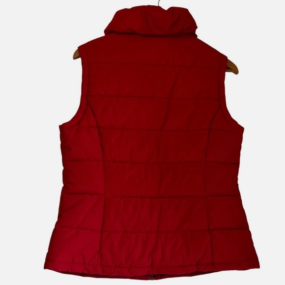 Calvin Klein Women's Red Puffer Vest Jacket Med Sporty Preppy Classic Outdoors - Picture 3 of 5